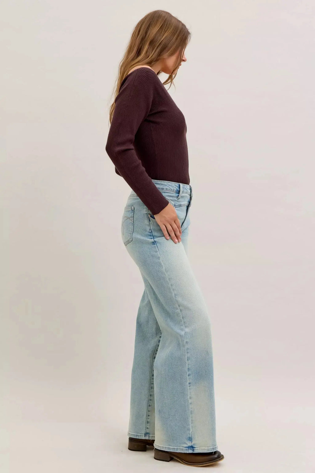 Judy Blue Jeans High Waist Column Straight Trendsi