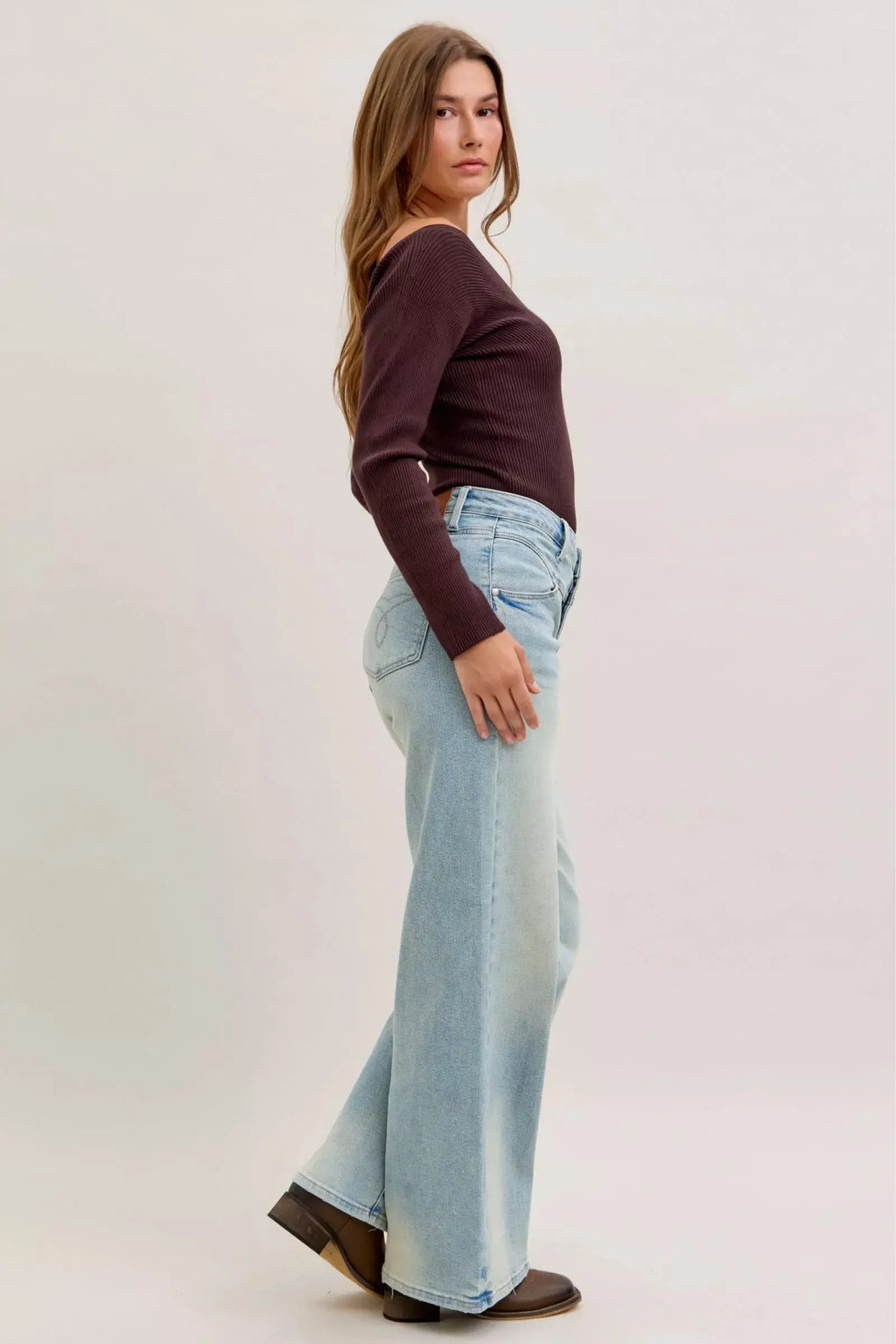 Judy Blue Jeans High Waist Column Straight Trendsi