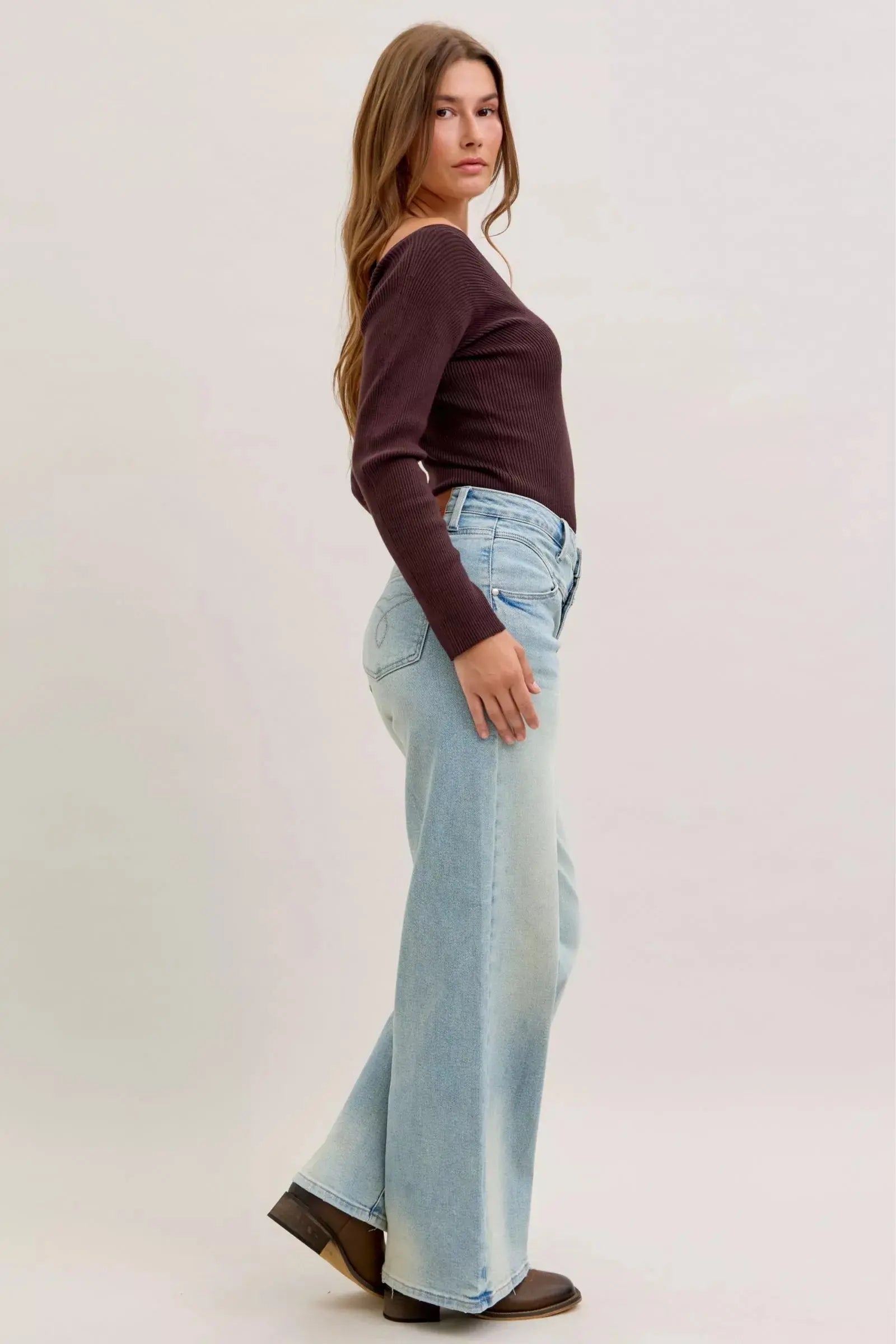 Judy Blue Jeans High Waist Column Straight Trendsi