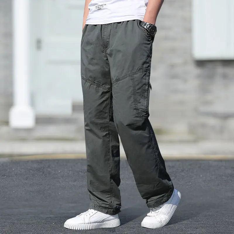 Men's Plus Size Cotton Sports Overalls