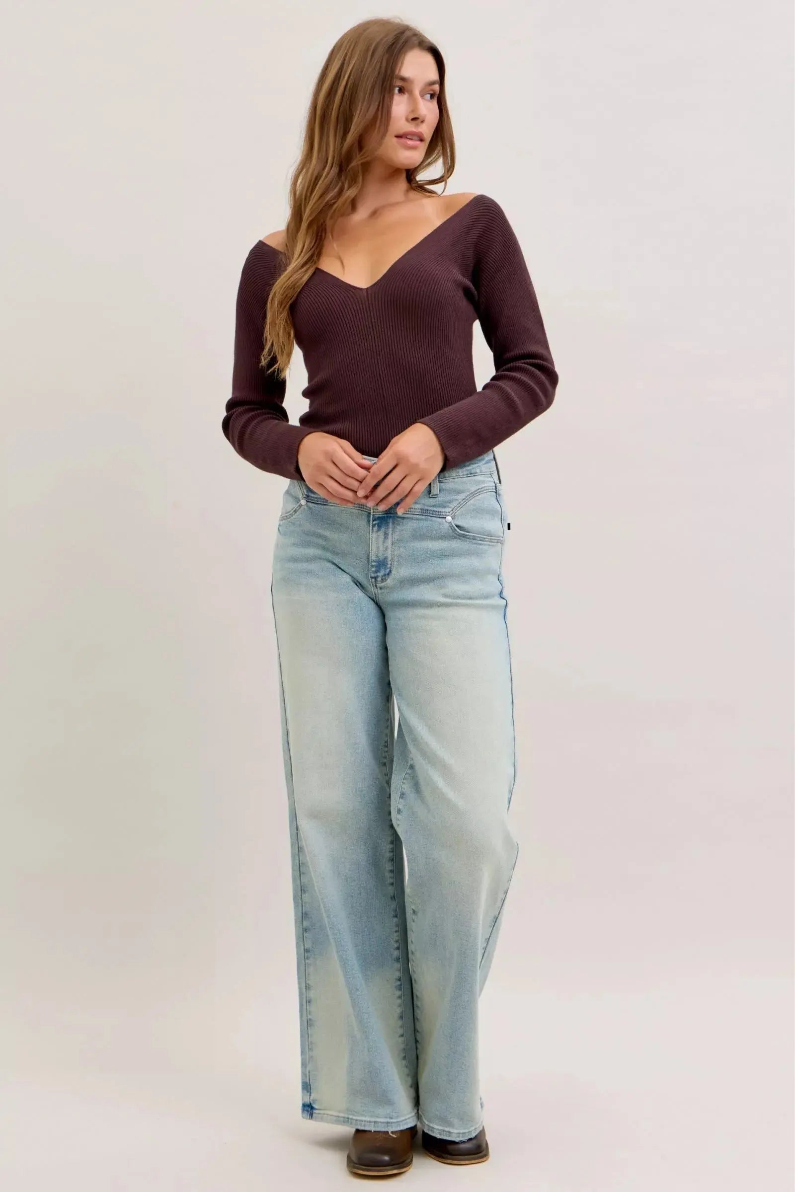Judy Blue Jeans High Waist Column Straight Trendsi