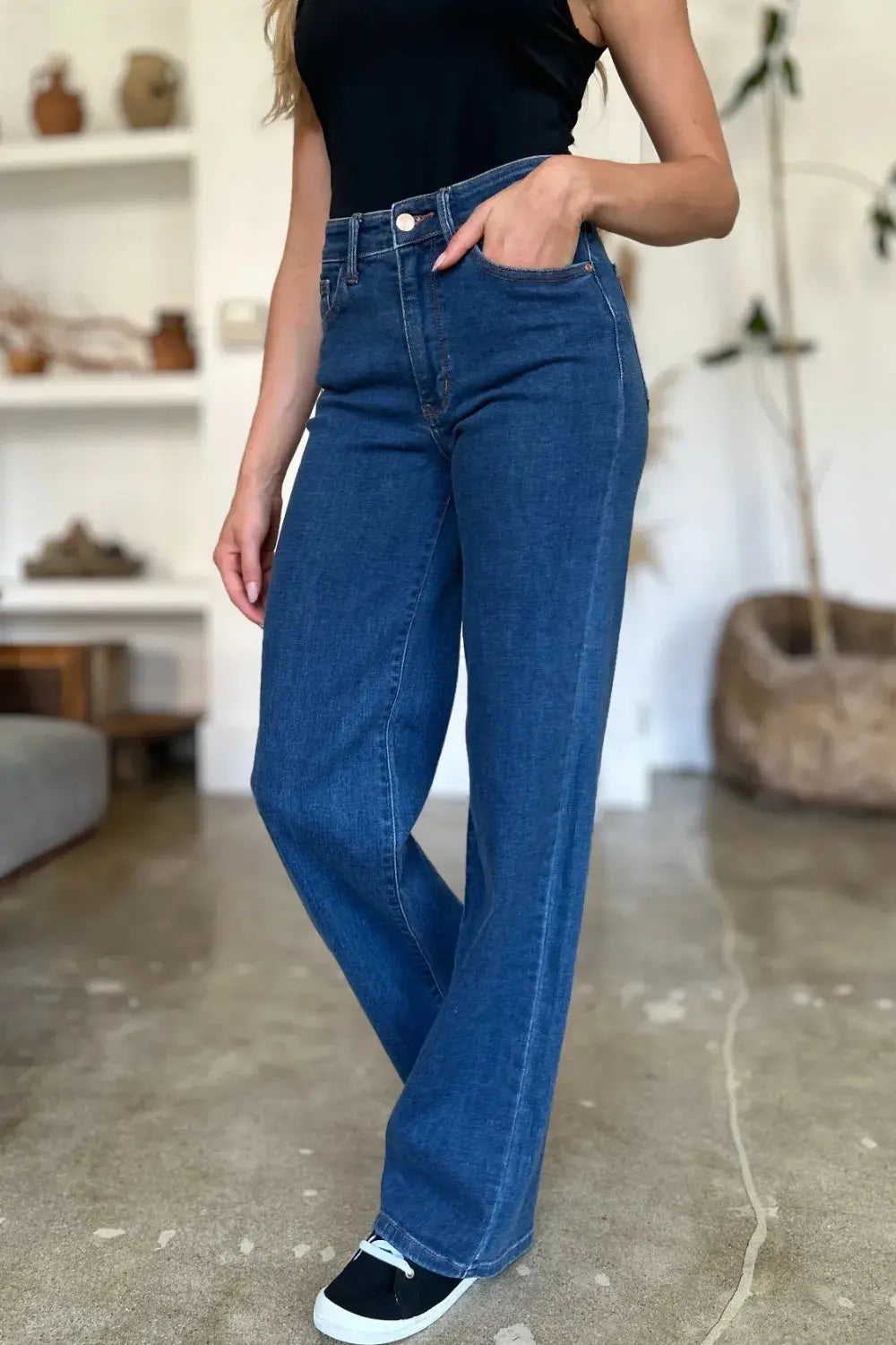Judy Blue Jeans Full Size High Rise Straight Trendsi
