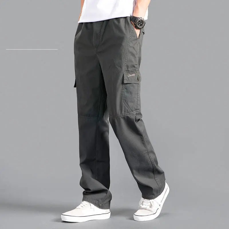 Men's Plus Size Cotton Sports Overalls