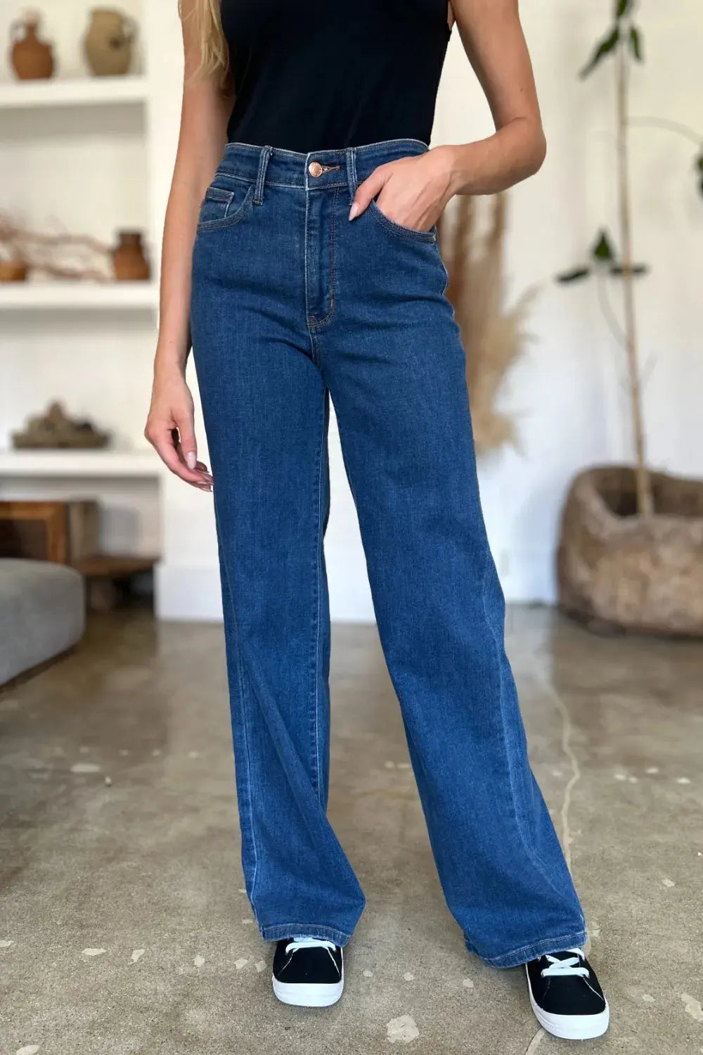 Judy Blue Jeans Full Size High Rise Straight Trendsi