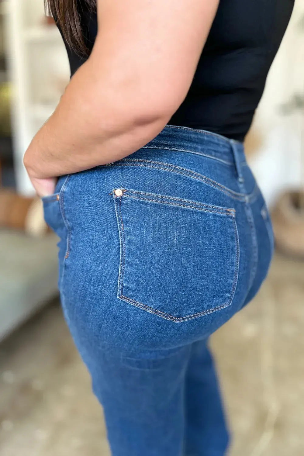 Judy Blue Jeans Full Size High Rise Straight Trendsi