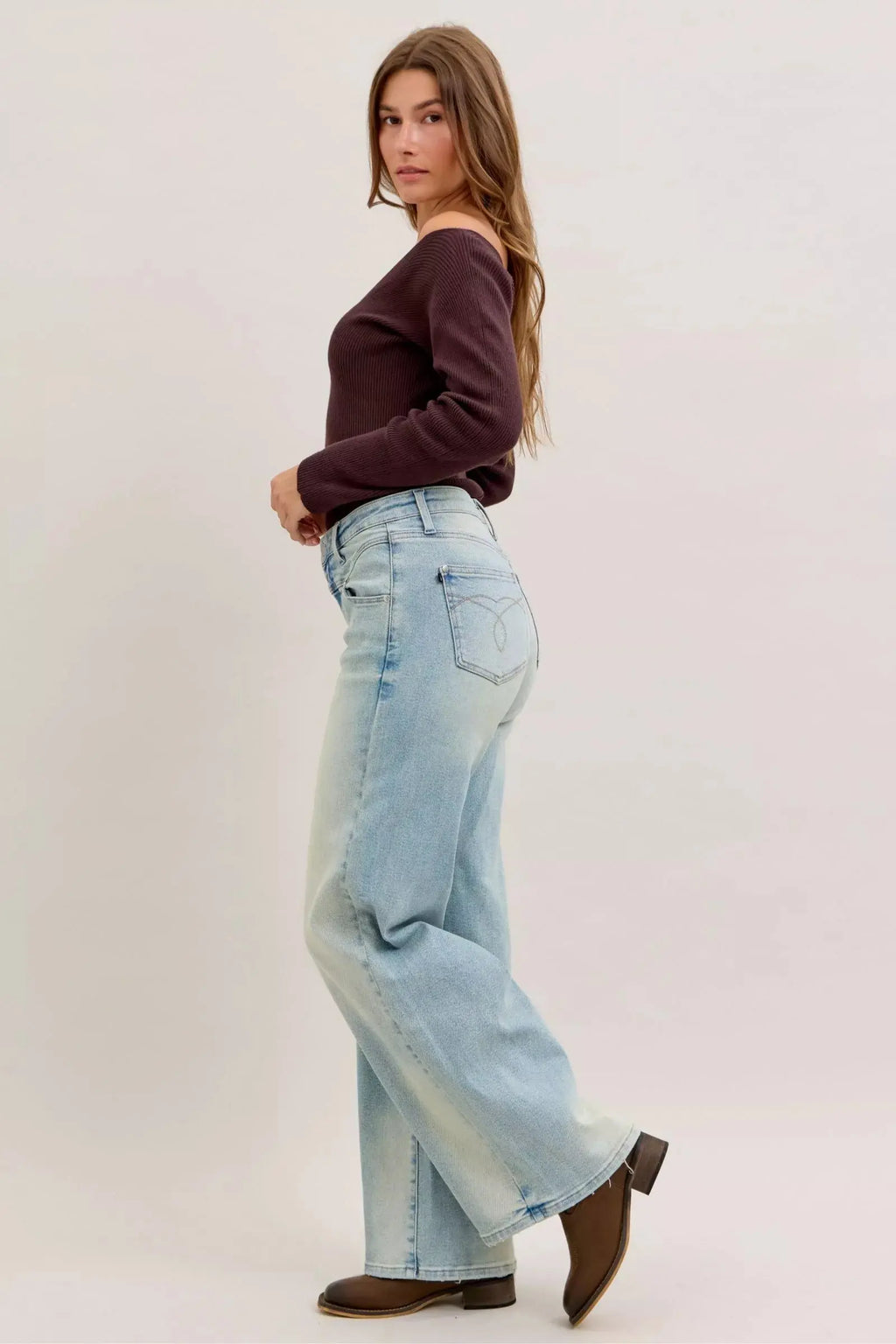 Judy Blue Jeans High Waist Column Straight Trendsi