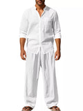 Men's shirt and pants set 2-Piece Long Sleeve Trendsi