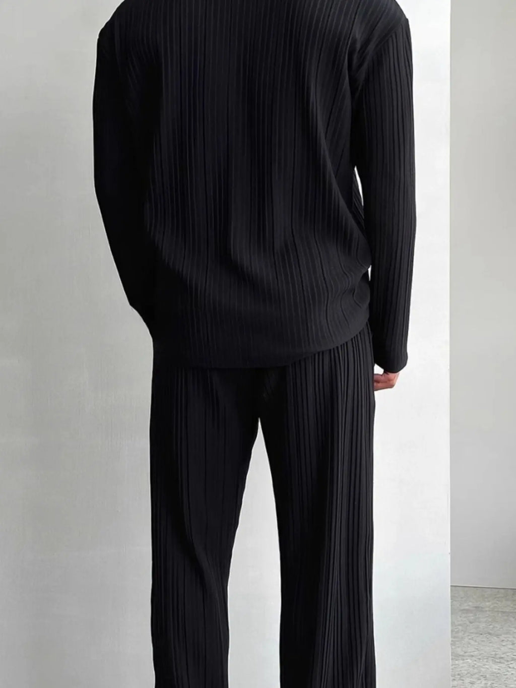 Men's plus size shirt and pants set Trendsi