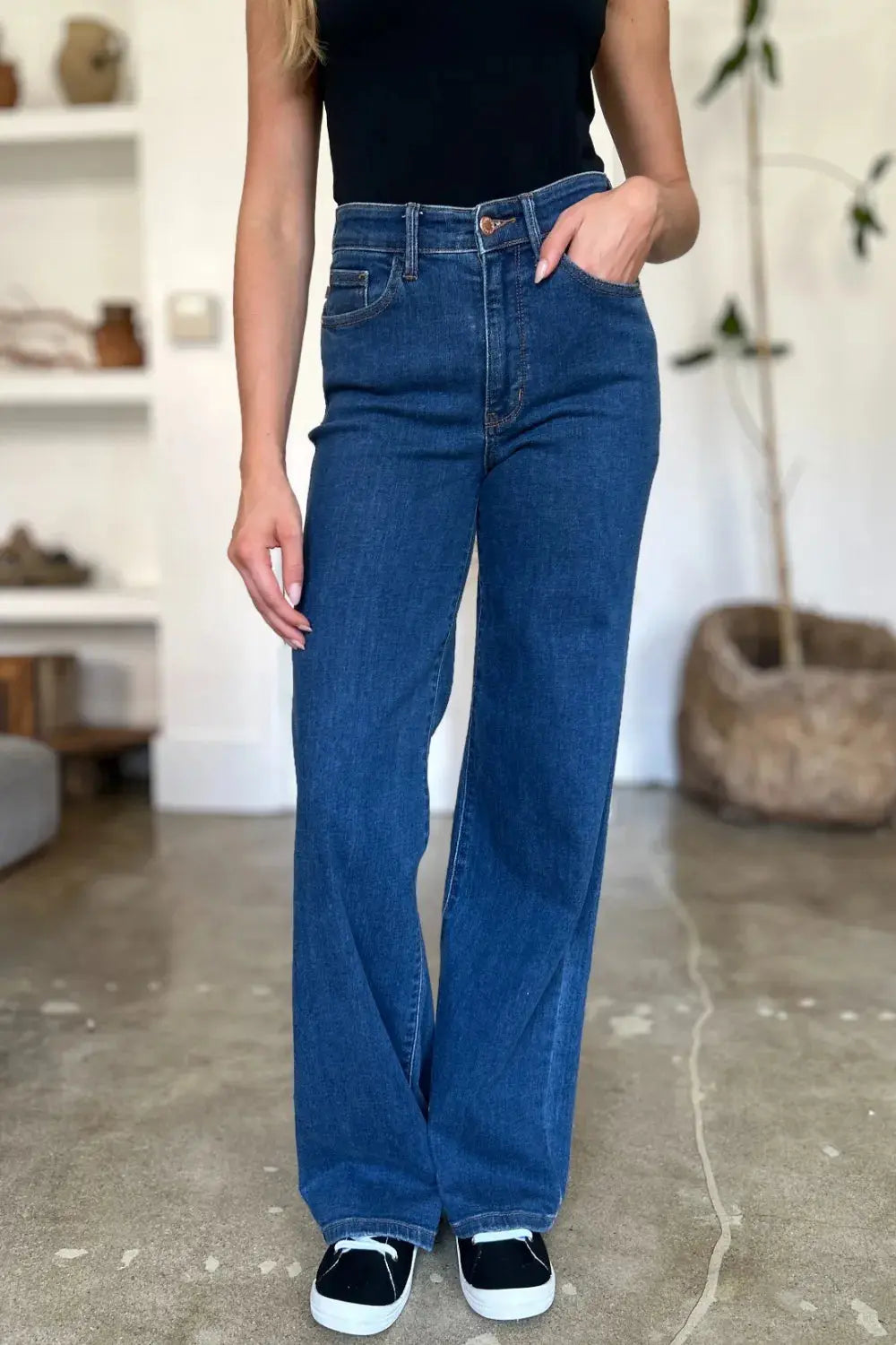 Judy Blue Jeans Full Size High Rise Straight Trendsi