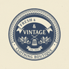 Logo badge vintage Fresh & Vintage